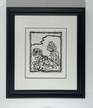 Pierre Alechinsky, prachtige ETS/AQUATINT, kleine oplage beschikbaar voor biedingen