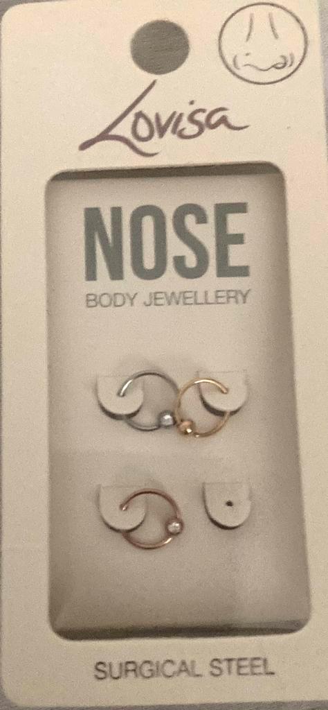 Nose Ring - Piercing, Bijoux, Sacs & Beauté, Piercings, Neuf, Piercing nez, Argent, Enlèvement ou Envoi