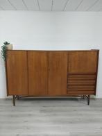 Vintage mid century wandkast | dressoir teak, Ophalen
