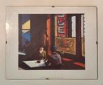 Afdruk schilderij Nighthawks - Edward Hopper (24x30cm), Antiek en Kunst, Ophalen