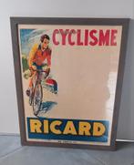 RARE ancienne affiche Ricard cyclisme années 50, Comme neuf, Enlèvement ou Envoi