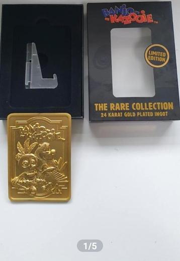 Banjo-Kazooie Gold medaillion/ ingot beschikbaar voor biedingen