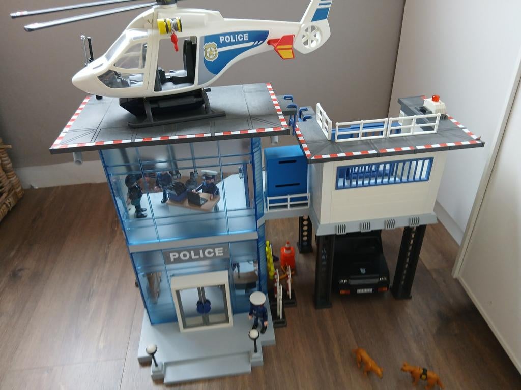 5182 playmobil politie kantoor, Ophalen of Verzenden, Gebruikt