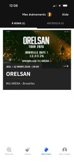 Concert orelsan à vendre, Tickets & Billets, Mars