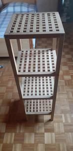 Houten rekje, Ophalen