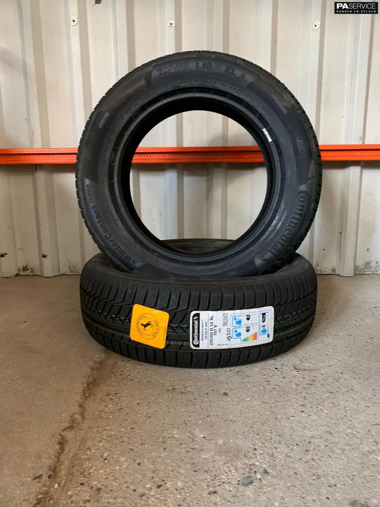 2x Nieuwe Continental 235 60 18 winterbanden, Velg(en), -, -, Nieuw