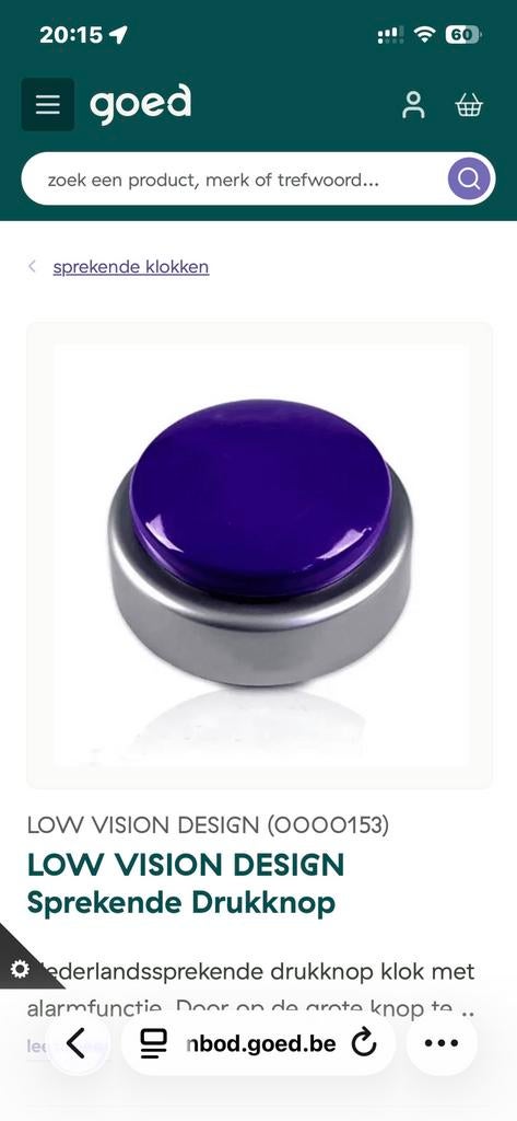 Sprekende klok, Ophalen, Zo goed als nieuw