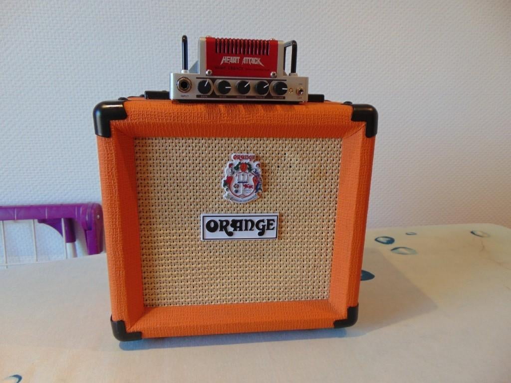 Orange Cabinet PPC108 + Hotone Nano head Versterker ., Ophalen of Verzenden, Nieuw, Overige typen