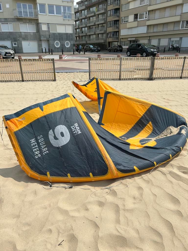 Fone Bandit 9 m, Watersport en Boten, Kitesurfen, Ophalen, Zo goed als nieuw, 9 m², Kite