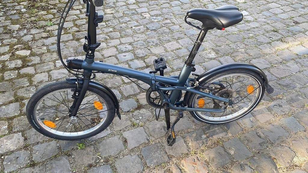 Btwin fold 500 plooifiets., Autres marques, Vitesses, Comme neuf, Enlèvement