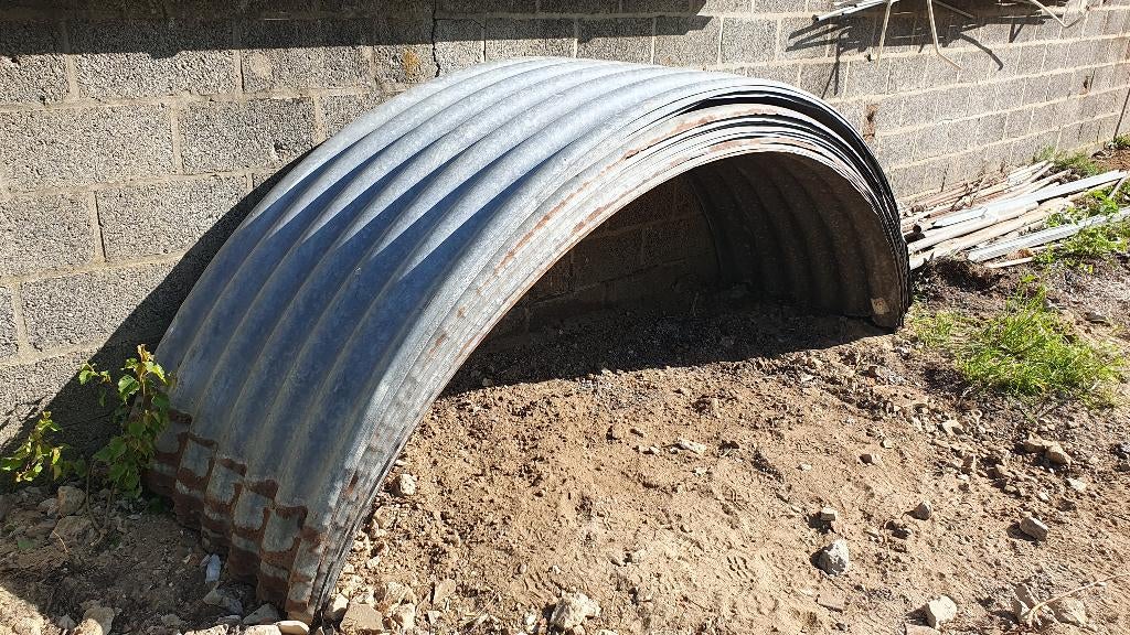 golfplaten half rond gebruikt voor witloof te kweken, Jardin & Terrasse, Produits de culture, Enlèvement, Utilisé, Autres types