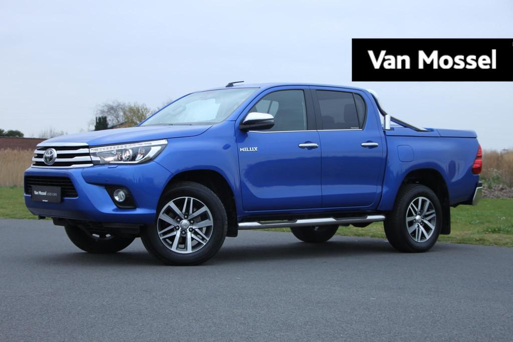 Toyota Hilux 2.4 D-4D Double Cab Aut. Limited, Autos, 2095 kg, Achat, Carnet d'entretien, Noir