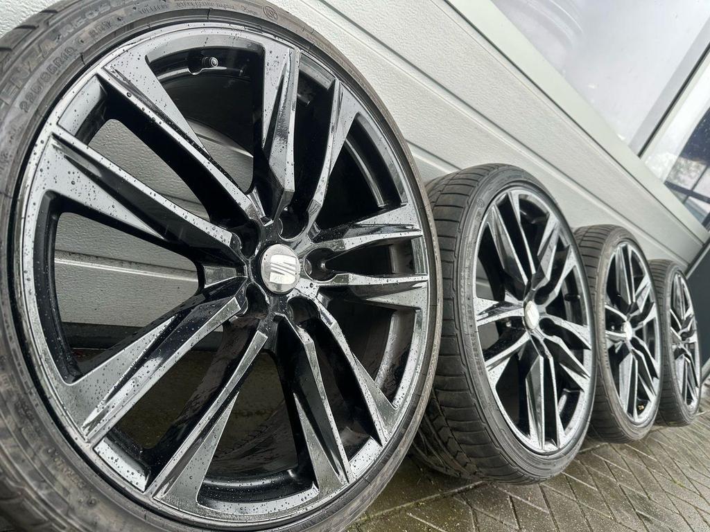 originele set 19 inch Seat Leon Cupra Fr Alhambra 7n velgen, Autos : Pièces & Accessoires, Pneus & Jantes, Pneus et Jantes, Véhicule de tourisme