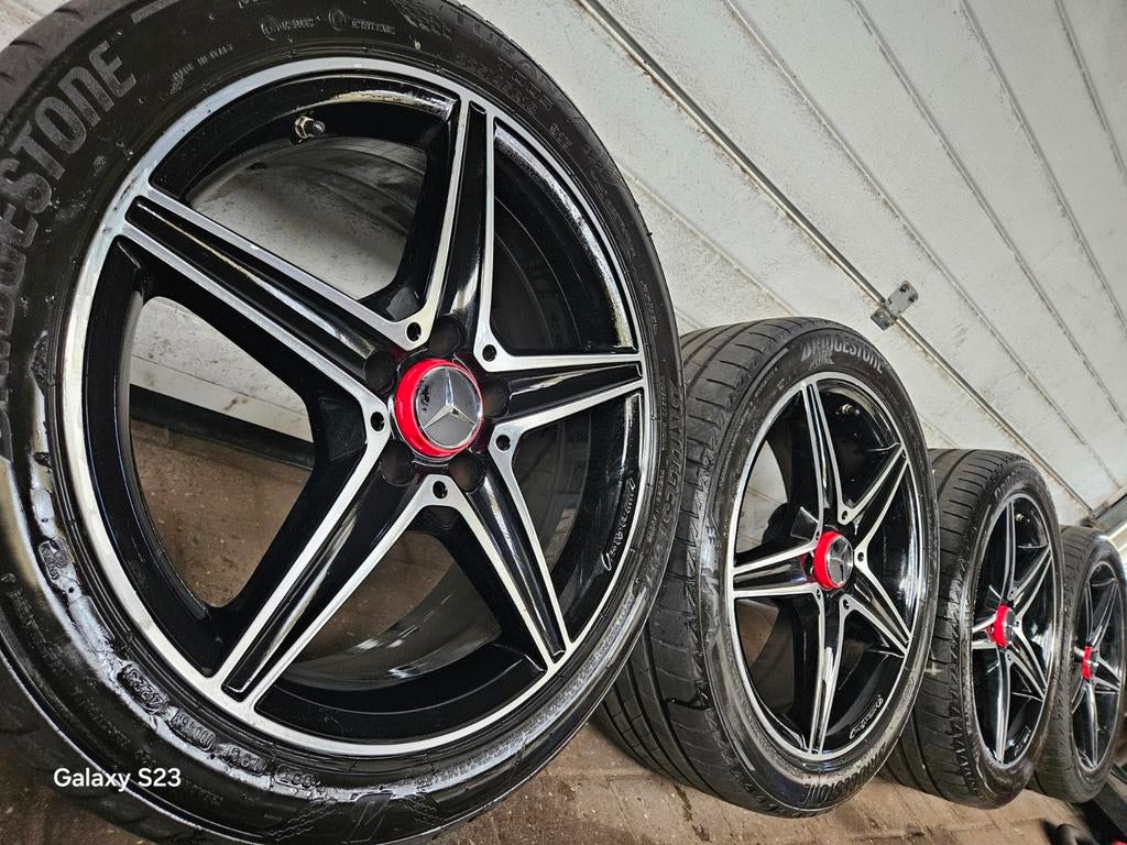 18 inch originele Mercedes AMG C klasse CLA velgen banden, Auto-onderdelen, Ophalen of Verzenden