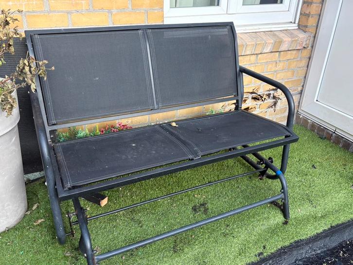 Schommelbank, Jardin & Terrasse, Bancs de jardin, Utilisé, Métal, Balançoire, Enlèvement