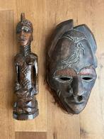 Masque et statue Africaine Art tribal, Enlèvement ou Envoi