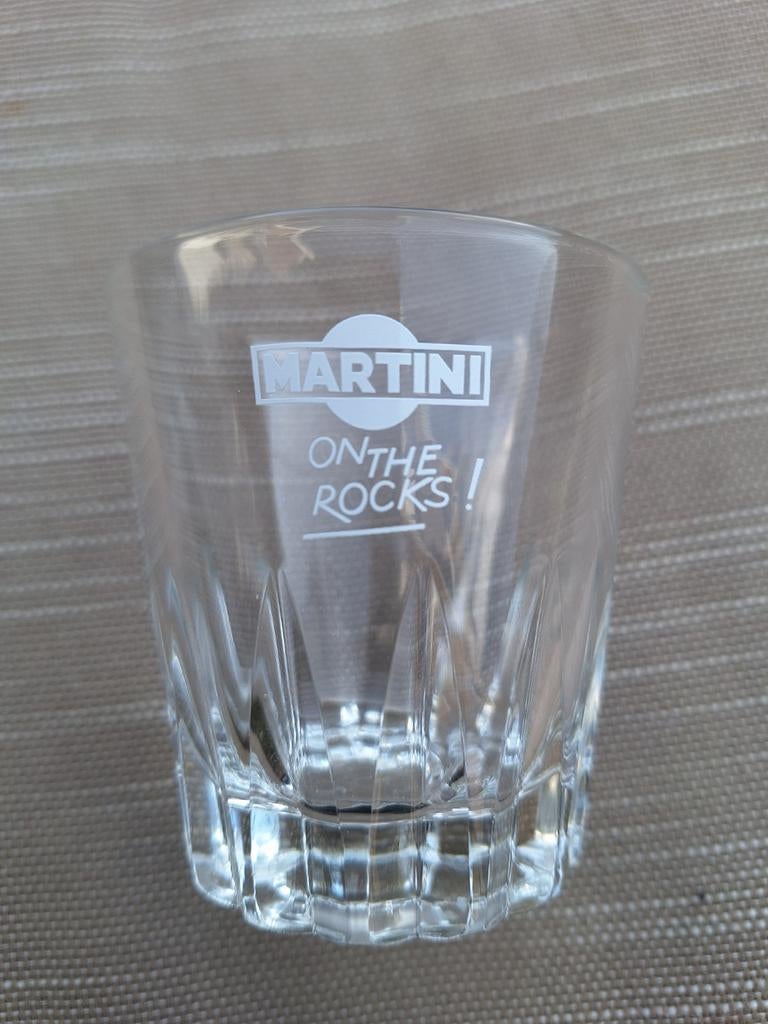 6 Martini glazen, Ophalen of Verzenden, Zo goed als nieuw, Overige typen