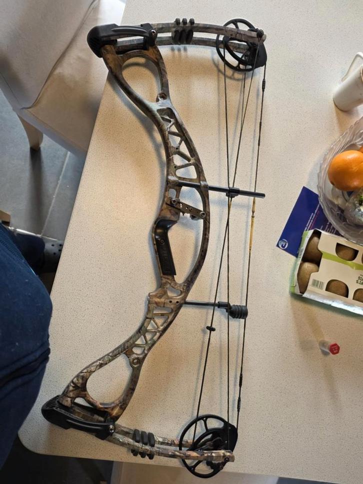 Compound bogen Hoyt en martin linkse, Sport en Fitness, Handboogschieten, Gebruikt, Compoundboog, Ophalen of Verzenden