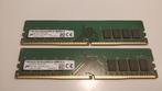 2 x 8 GB DDR4-2666MHz, Informatique & Logiciels, Mémoire RAM, Enlèvement ou Envoi, DDR4, Comme neuf, Desktop