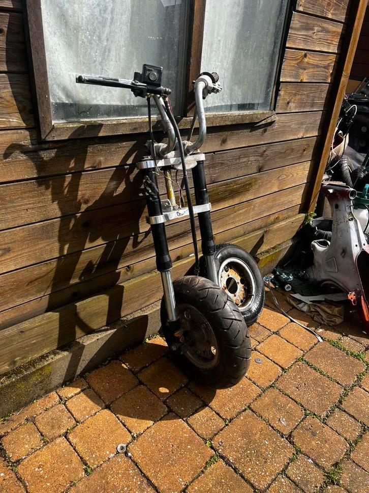 Usd voorvork monkey, Vélos & Vélomoteurs, Pièces de cyclomoteur | Général, Comme neuf, Enlèvement