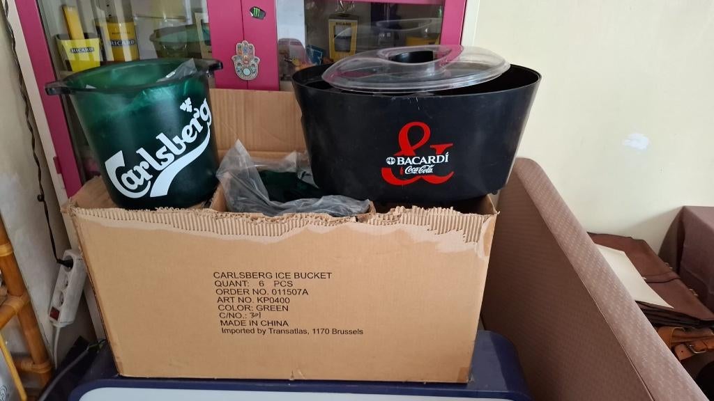 Bacardi - cola ijsemmer, Ophalen of Verzenden, Gebruikt, Gebruiksvoorwerp