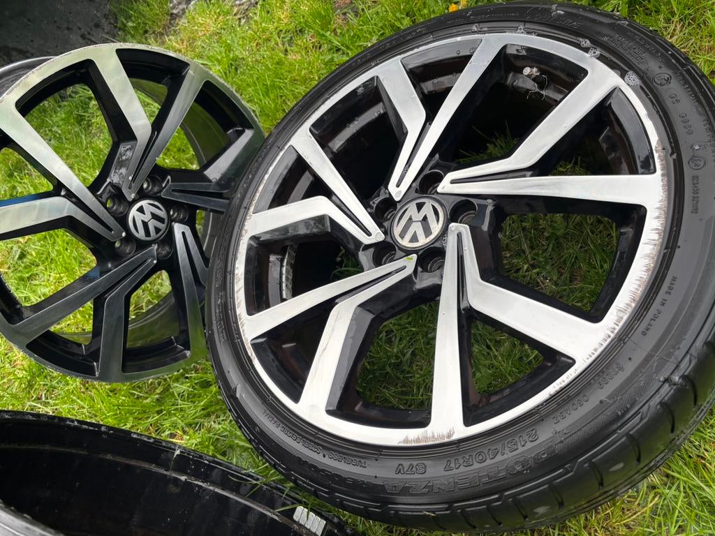 3 Jantes Volkswagen 17 pouces Look sport – Bon état – 290€, Autos : Pièces & Accessoires, Enlèvement, Utilisé, 17 pouces, Jante(s)