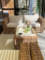 Rotan salon (gereserveerd tot zaterdag), Jardin & Terrasse, Ensembles de jardin, Rotin, 5 places, Salons de jardin, Comme neuf