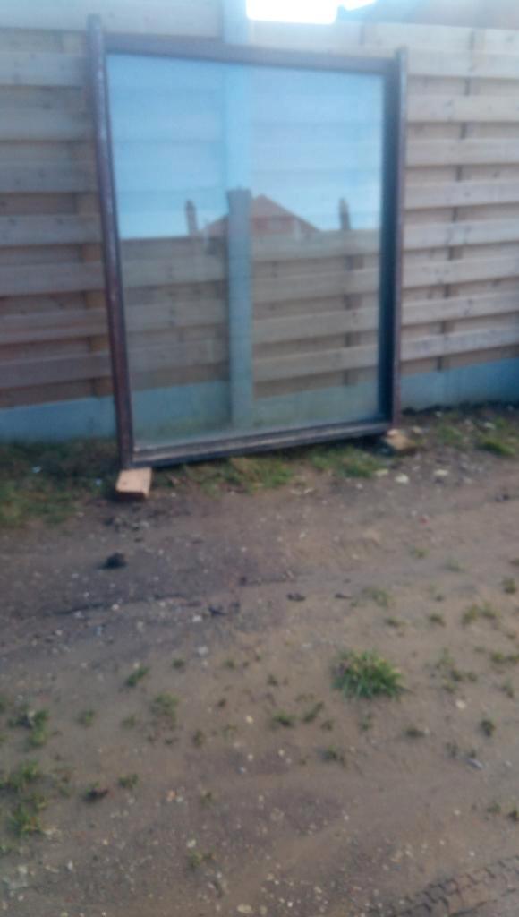 Ramen, Doe-het-zelf en Bouw, Glas en Ramen, Gebruikt, Gevelraam of Ruit, 120 tot 160 cm, 80 tot 120 cm, Dubbelglas, Ophalen