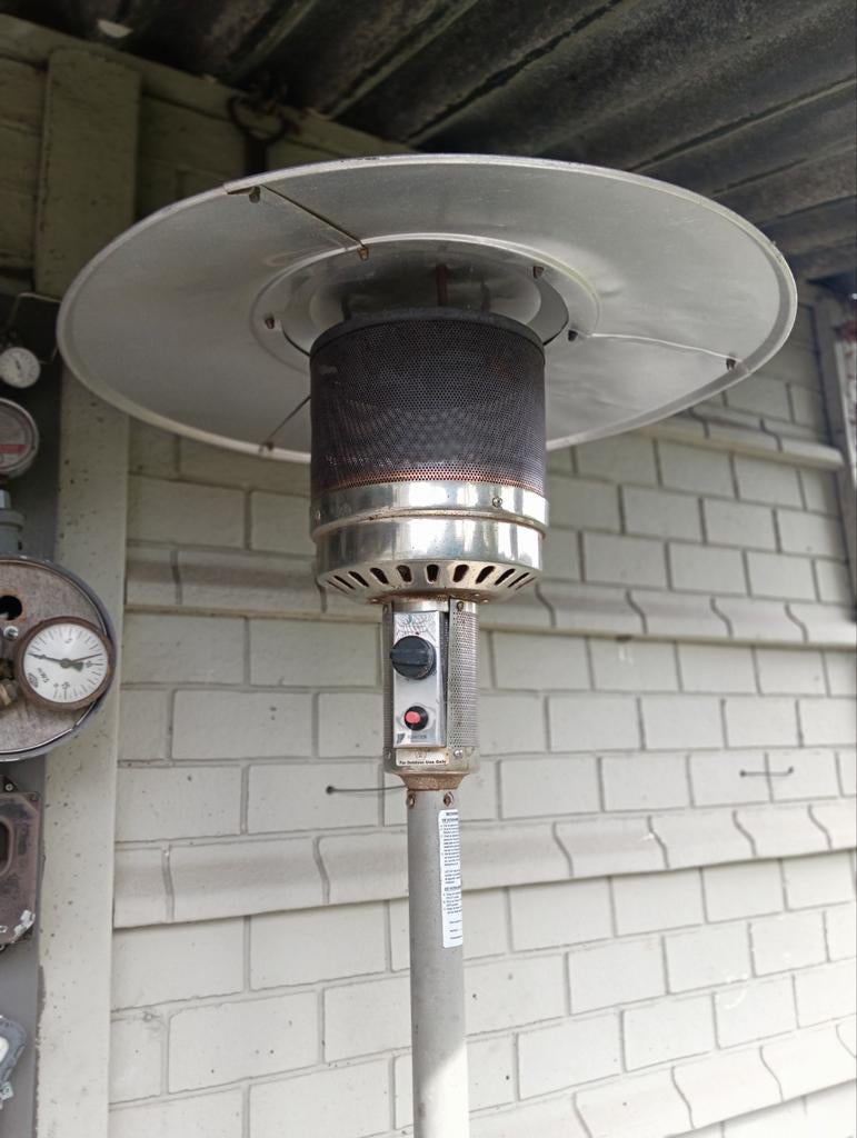 Terrasverwarming, Ophalen, Gas