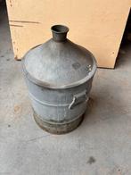 zinken olievat, Ophalen