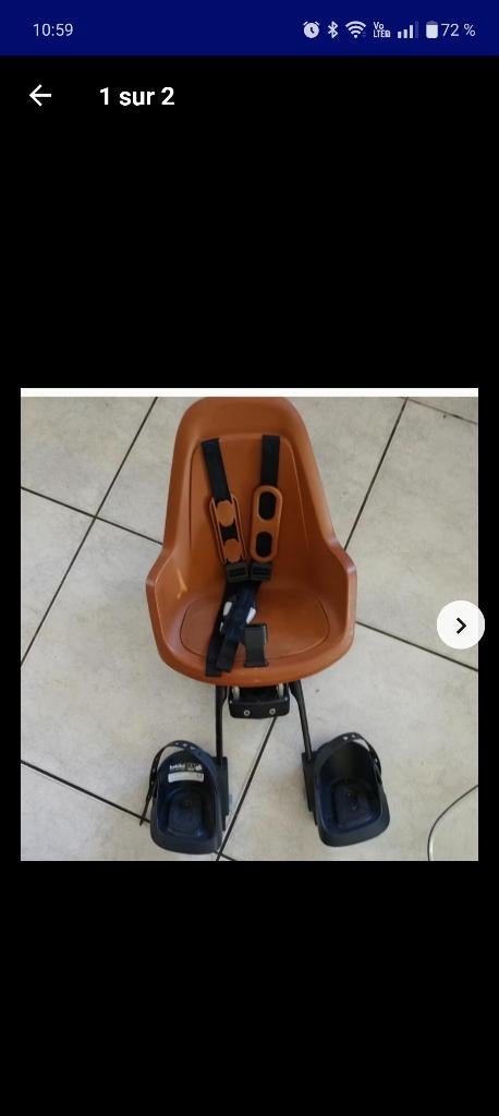 Bobike siège vélo, Enlèvement