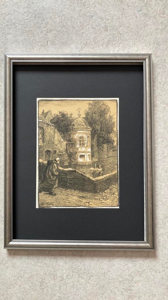 Alfred Van Neste (Brugge), Antiek en Kunst, Kunst | Litho's en Zeefdrukken, Ophalen of Verzenden