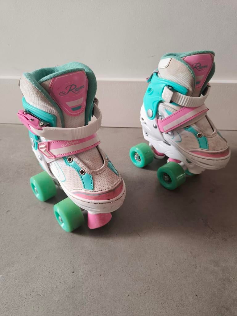 Rolschaatsen Raven verstelbaar met lichtgevende wielen (LED), Enlèvement, Réglable