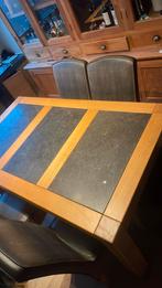 Eetkamertafel en zes stoelen, Enlèvement, Comme neuf