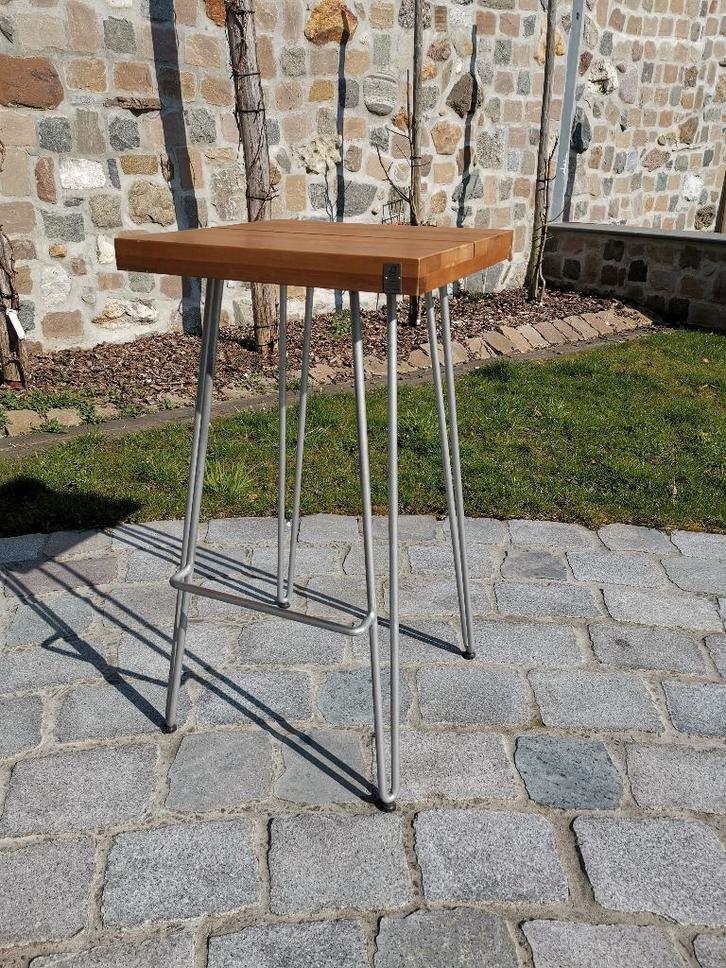 Chaises de patio - Chaises hautes - Tabourets de bar, Maison & Meubles, Chaises, Comme neuf, Cinq, Six Chaises ou plus, Bois, Métal