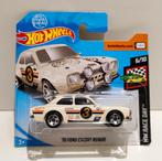 Hot Wheels '70 Ford Escort RS1600 Gum Ball Wit (2019), Enlèvement ou Envoi