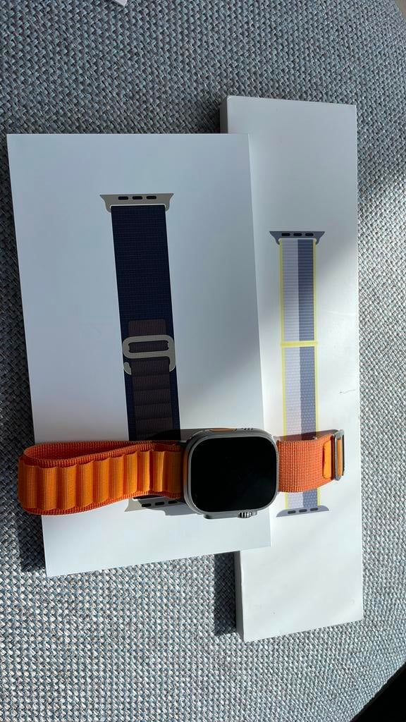 APPLE WATCH ULTRA 2 49mm Indigo Alpin, Conditie, IOS, Ophalen of Verzenden, Zo goed als nieuw