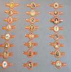 24 bagues de cigare serie le roi soleil, Collections, Enlèvement ou Envoi, Utilisé, Bagues de cigare