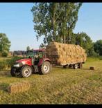 Platte wagen hooiwagen, Ophalen