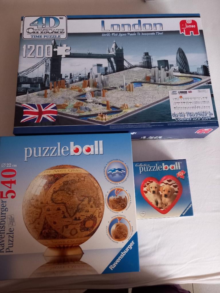 3D puzzels, Ophalen