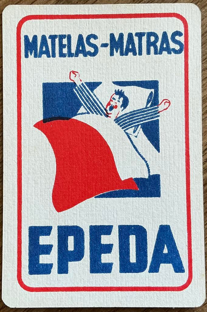 Chariot de jeu Old EPEDA MATELAS, Collections, Enlèvement ou Envoi, Comme neuf, Carte(s) à jouer