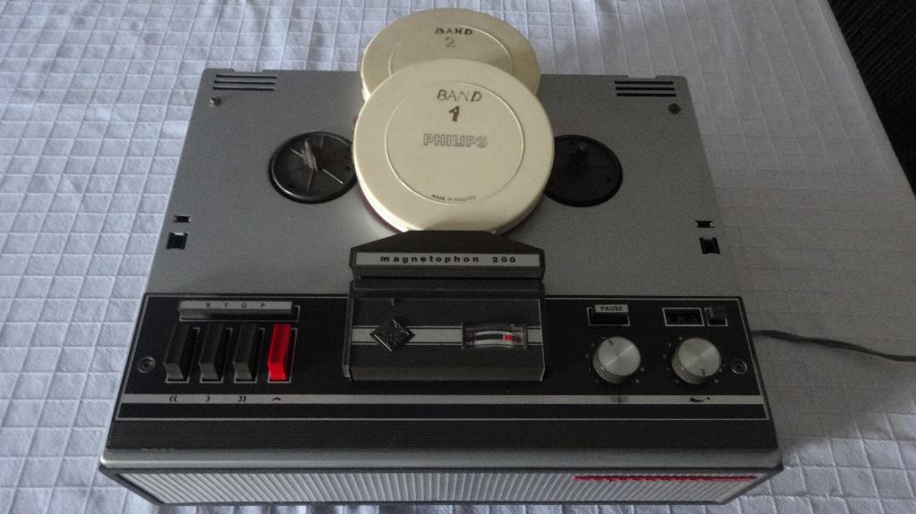Vintage Bandrecorder Telefunken Magnetophon 200, Ophalen, Bandrecorder, Met banden