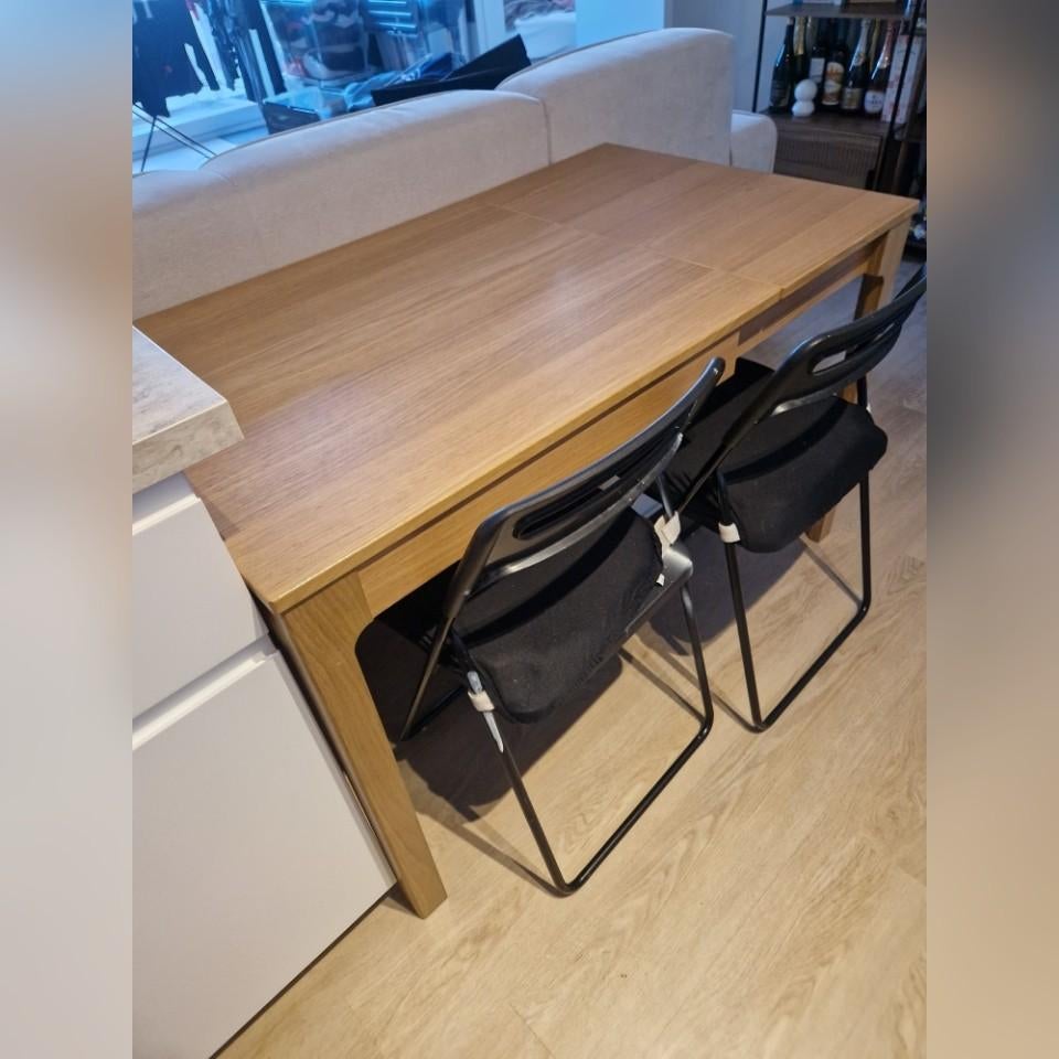 Table à manger extensible en bois 2-4 personnes, Ophalen
