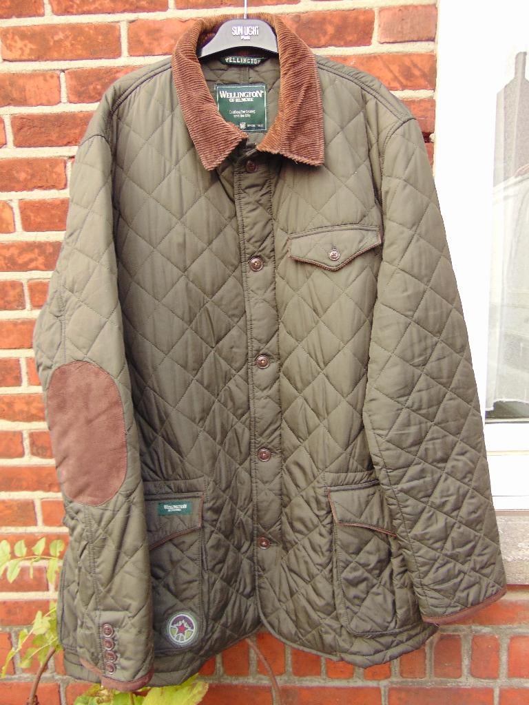 Gewatteerde jas Wellington of Bilmore XXL, Kleding | Heren, Jassen | Winter, Gedragen, Overige maten, Groen, Ophalen of Verzenden