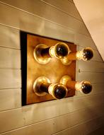 Koperen plafondlamp, Space Age, Cosack Leuchten, 1970, Ophalen of Verzenden