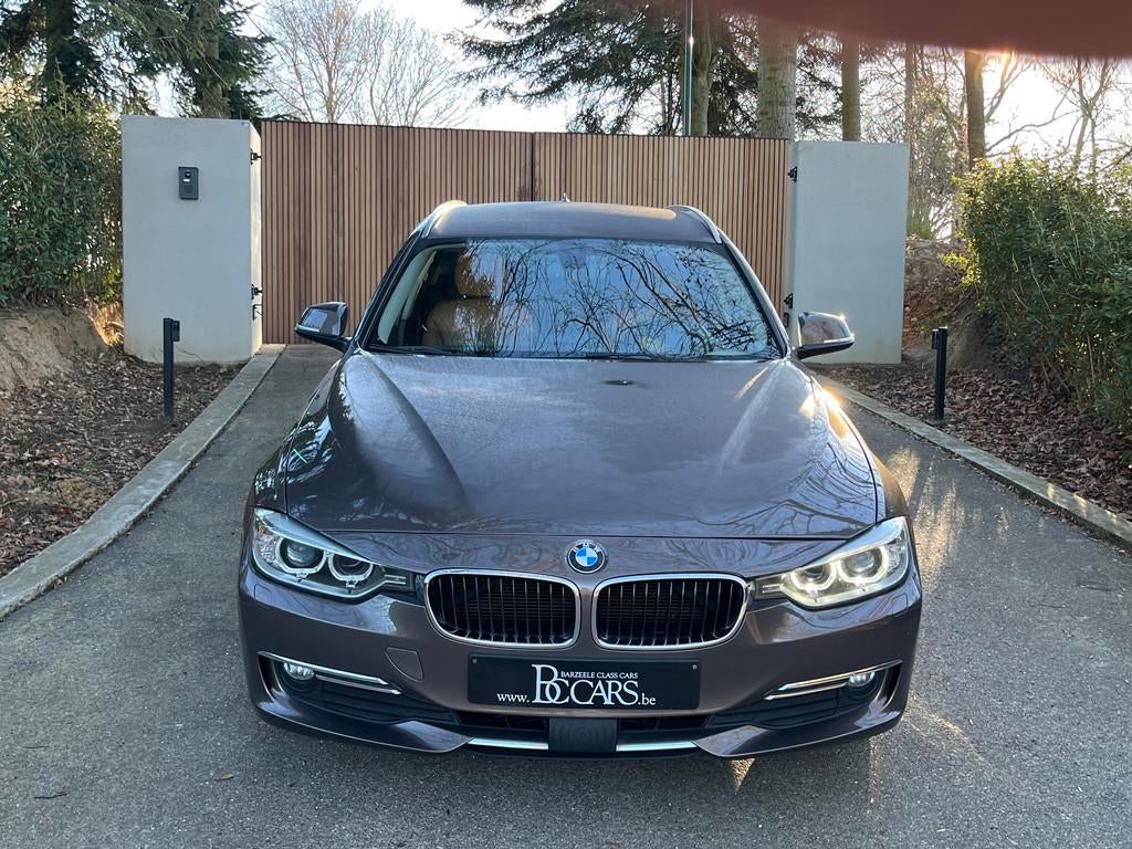 BMW 320 das Luxury Line Xenon-Keyless-Prof-Leer-Zetelverw., Auto's, BMW, Automaat, Euro 5, 4 cilinders, Bruin