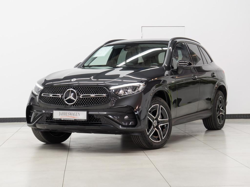 Mercedes-Benz GLC 300 e 4M AMG Night Trekhaak DISTRONIC 360, Autos, Argent ou Gris, Achat, Carnet d'entretien, Alcantara