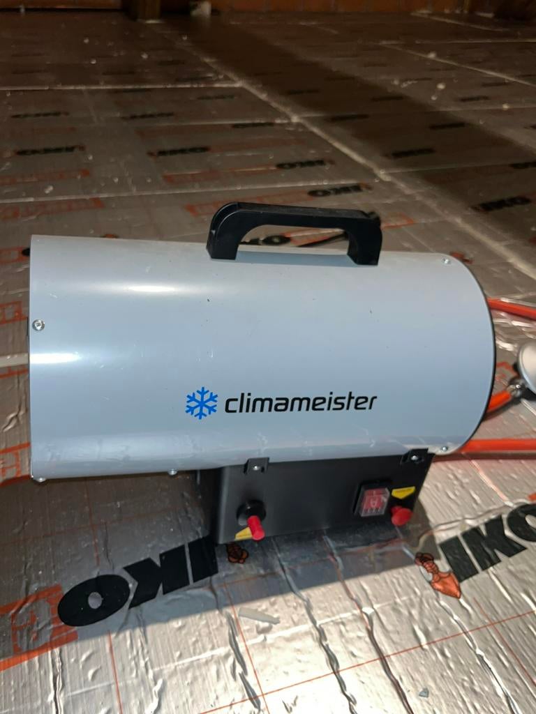 Gasheater Climameister KD 15M — nauwelijks gebruikt, Tuin en Terras, Ophalen, Zo goed als nieuw