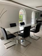 Table salle à manger avec chaises, Maison & Meubles, Tables | Tables à manger, 150 à 200 cm, Cinq personnes ou plus, Contemporain
