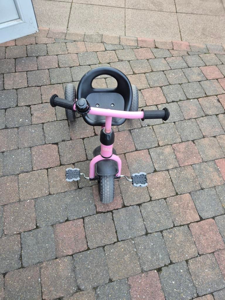 Driewieler roze, Ophalen